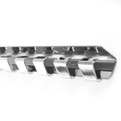 Poutre d'accrochage|1230mm Inox non poli (x30)