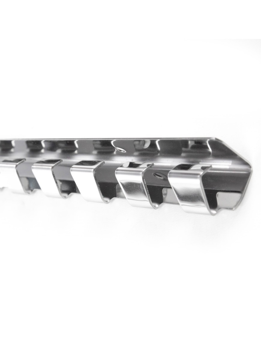 Poutre d'accrochage|1230mm Inox non poli (x30)