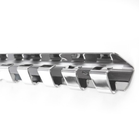 Poutre d'accrochage|1230mm Inox non poli (x30)