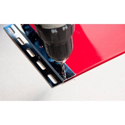 Poutre d'accrochage|1230mm Inox non poli (x30)
