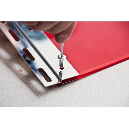 Poutre d'accrochage|1230mm Inox non poli (x30)