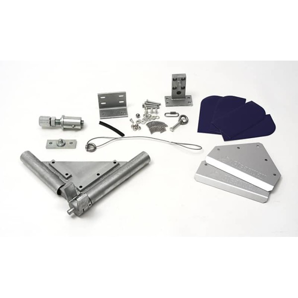 Accessoires petite porte à vantaux|Inox anodisé argent Accessoires petite porte à vantaux|Inox anodisé argent