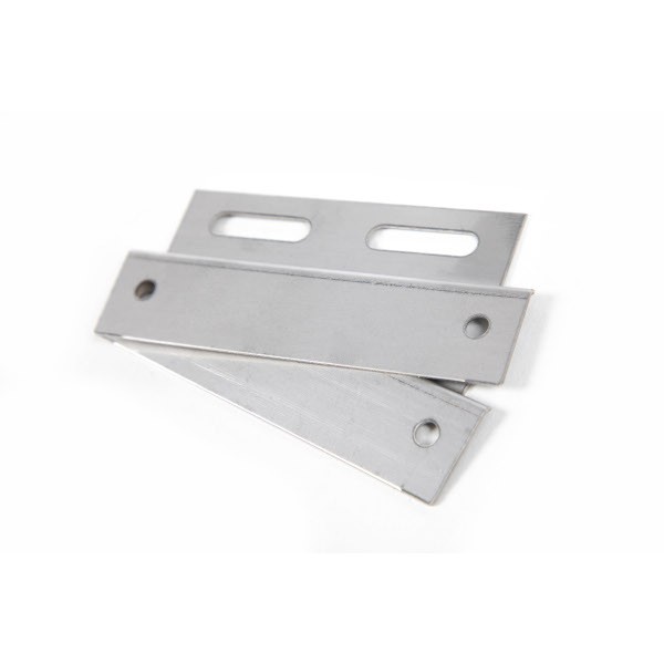 Plaque/contre-plaque|100mm Inox non poli (x100) Plaque/contre-plaque|100mm Inox non poli (x100)