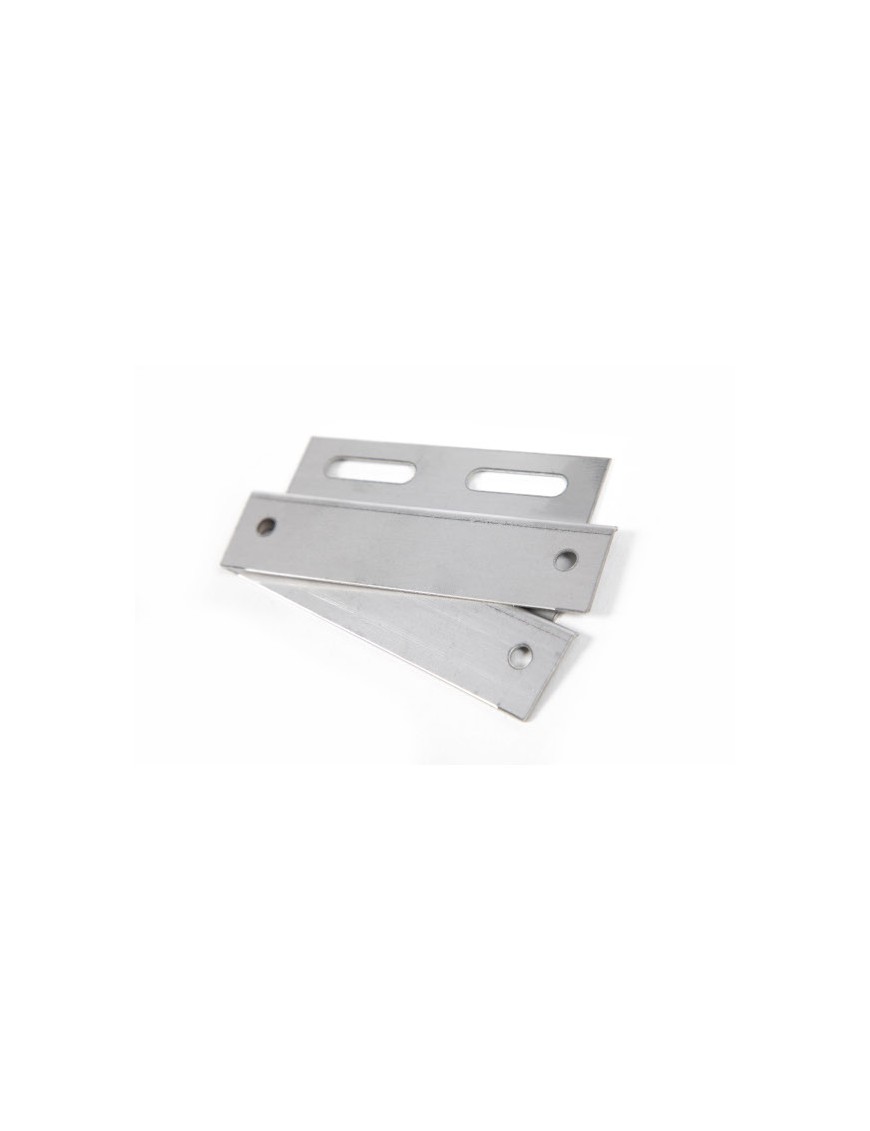 Plaque/contre-plaque|100mm Inox non poli (x100)