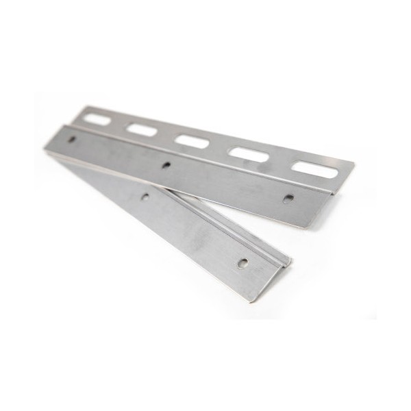 Plaque/contre-plaque|150mm Inox non poli (x100) Plaque/contre-plaque|150mm Inox non poli (x100)